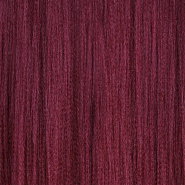 SYNTHETIC AFRO KINKY BULK HAIR FOR BRAIDING COLOR-#BURGUNDY