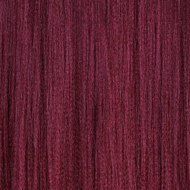 SYNTHETIC AFRO KINKY BULK HAIR FOR BRAIDING COLOR-#BURGUNDY