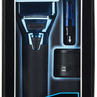 BABYLISSPRO BLUEFX ONE ALL METAL INTERCHANGEABLE BATTERY DOUBLE FOIL SHAVER