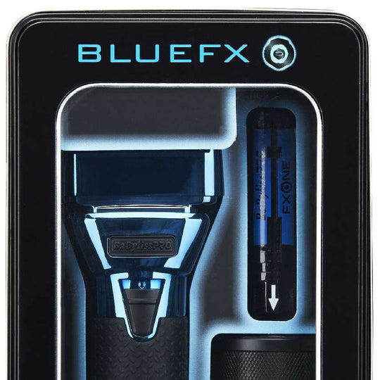 BABYLISSPRO BLUEFX ONE ALL METAL INTERCHANGEABLE BATTERY DOUBLE FOIL SHAVER