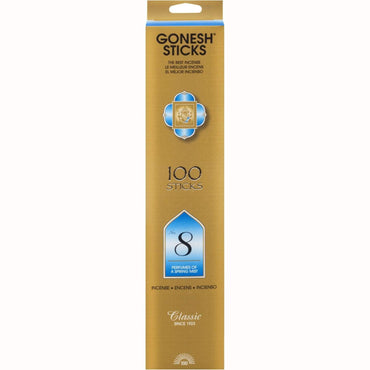 Gonesh Stick Classic 8 Spring Mist 100 Pc