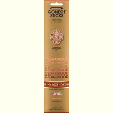 Gonesh Stick Extra Rich Cedarwood 20 Piece