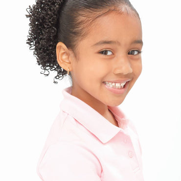 SYNTHETIC PONY TAIL DRAW STRING FOR KIDS JS1175 KIDS DRAW STRING-#1B