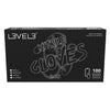 L3Vel3 Nitrile Gloves Black Medium 100 Piece