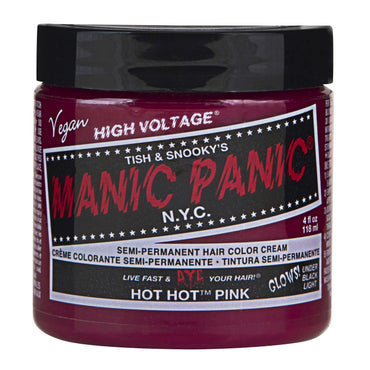 Manic Panic Semi Permanent Cream Hair Color - Hot Hot Pink 4 Oz