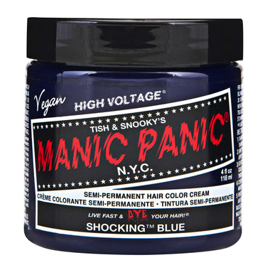 Manic Panic Semi Permanent Cream Hair Color - Shocking Blue 4 Oz