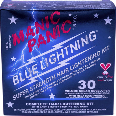 Manic Panic Blue Lightning Super Strength Bleach Kit 30 Vol