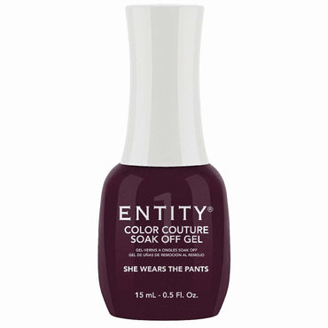 Entity Color Couture Soak Off Gel She Wears The Pants 0.5 Fl Oz