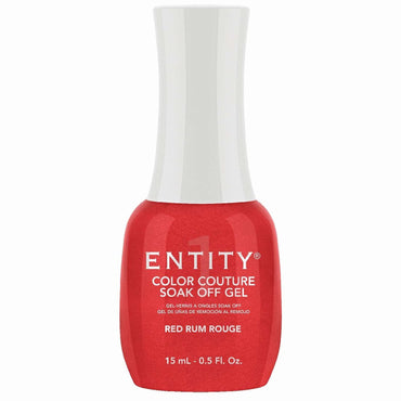 Entity Color Couture Soak Off Gel Red Rum Rouge 0.5 Fl Oz