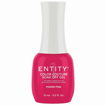Entity Color Couture Soak Off Gel Power Pink 0.5 Fl Oz