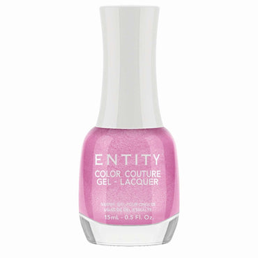 Entity Color Couture Gel Lacquer Beauty Icon 761 Ruching Pink 0.5 Fl Oz