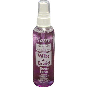 Natty Wig Braid Sheen Spray 4 Oz