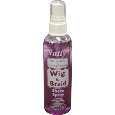 Natty Wig Braid Sheen Spray 4 Oz