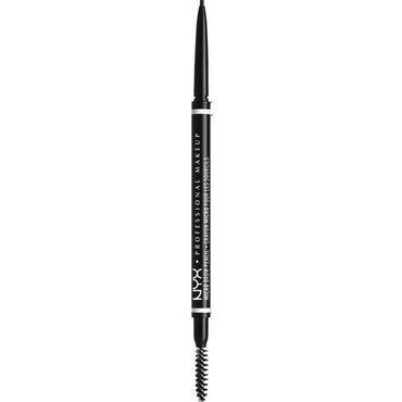 NYX Micro Brow Pencil 08 Black on white background