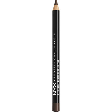 NYX Slim Eye Pencil 931 Black Brown on white background