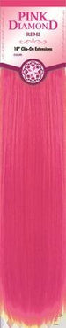 PINK DIAMOND - REMI HUMAN HAIR CLIP ON 18 INCH #PINK