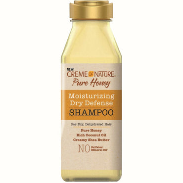 Creme Of Nature Pure Honey Hydrating Dry Defense Shampoo 12 Oz
