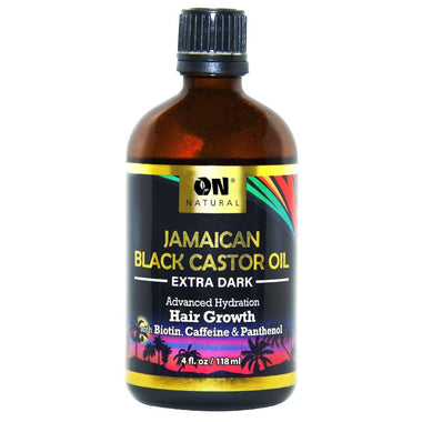 On Natural Jamaican Black Castor Oil Extra Dark 4 Oz