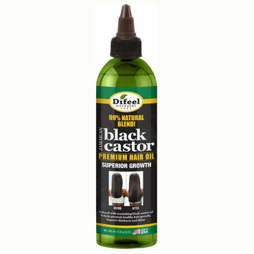 Difeel Sunflower Difeel 99% Natural Premium Hair Oil Jamaican Black Castor 8 Oz