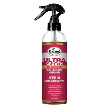 Sunflower Difeel Ultra Growth Leave In Conditioning Spray With Basil  Castor Oil 6 Oz