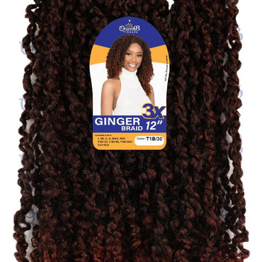 SYN GINGER CURL BRAID 12-T1B/350