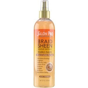 Salon Pro Brazilian Keratin Braid Sheen at original image size on white background