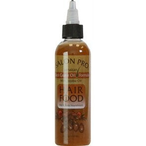 Salon Pro Hair Food Black Castor Oil at original image size on white background