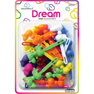 Chloe Barrette16 Chubby Ribbon 24Pc