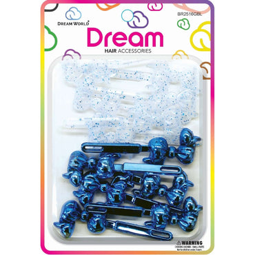 Chloe Barrett 16 Chubby Ribbon Glitter Blue