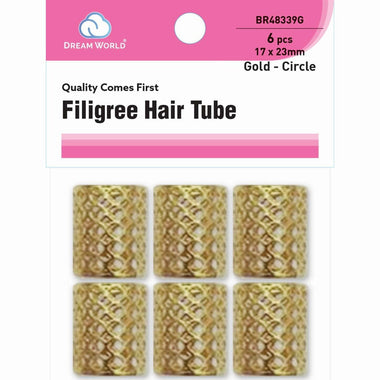 Brittny Hair Accessories Filigree Tube Circle