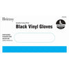 Brittny Gloves Vinyl 50Pcbox Black