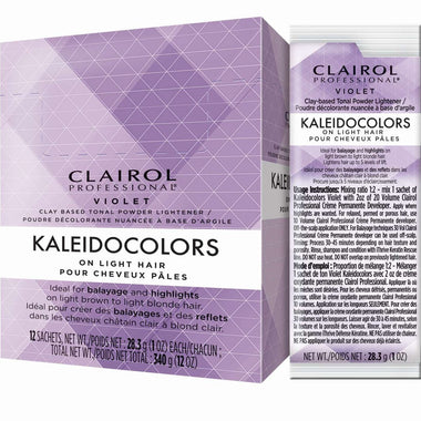 Clairol Professional Violet Tonal Powder Lightner Kaleidocolors On Light Hair