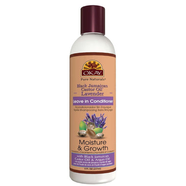 Okay Black Jamaican Castor Oil  Lavender Leave In Conditioner