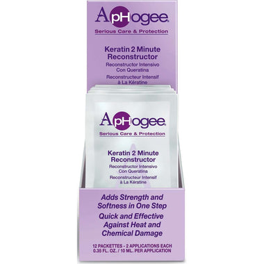 Aphogee Keratin 2 Minute Reconstructor 12-Piece Display