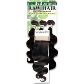 Raw Hair- Unprocessed Human Hair 4Pcs Body Wave 14 Inch To 18 Inch Natural Color