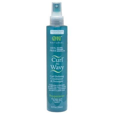 On Natural Curl-N-Wavy Peppermint Detangler